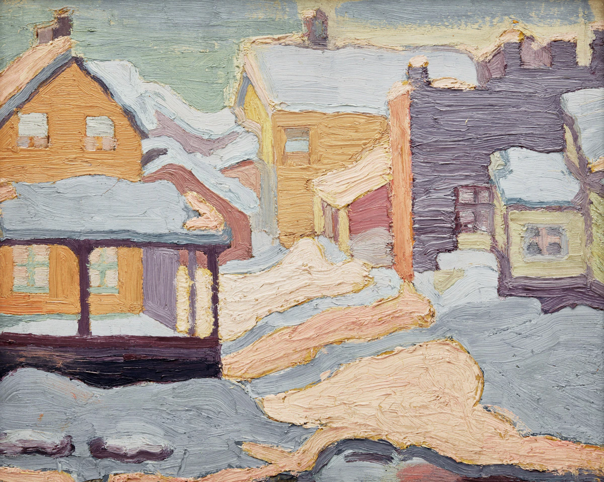Isabel McLaughlin, Bobcaygeon, Ont., oil on board