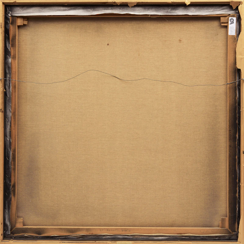 Jeanne Rhéaume, Fleur lunaire, oil on canvas, 1970 - view 3