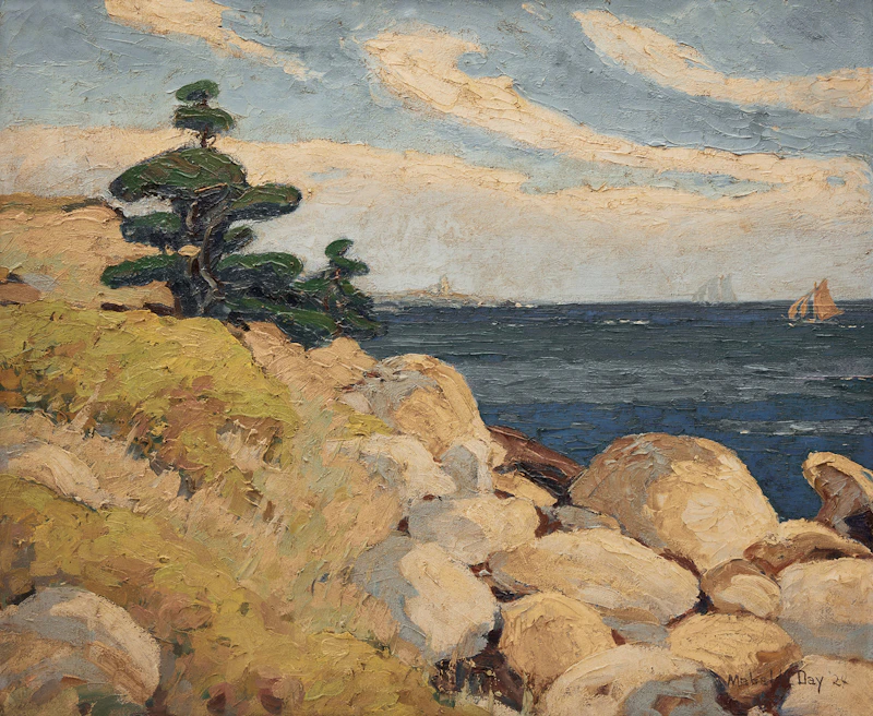 Mabel Killam Day, Lockport, Nova Scotia, oil on canvas, 1924 - view 1