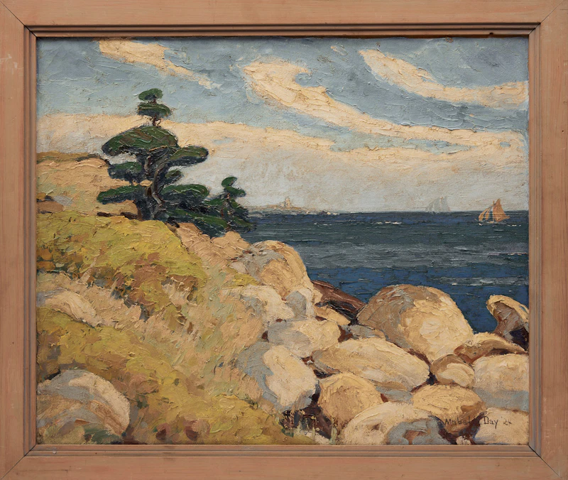 Mabel Killam Day, Lockport, Nova Scotia, oil on canvas, 1924 - view 2