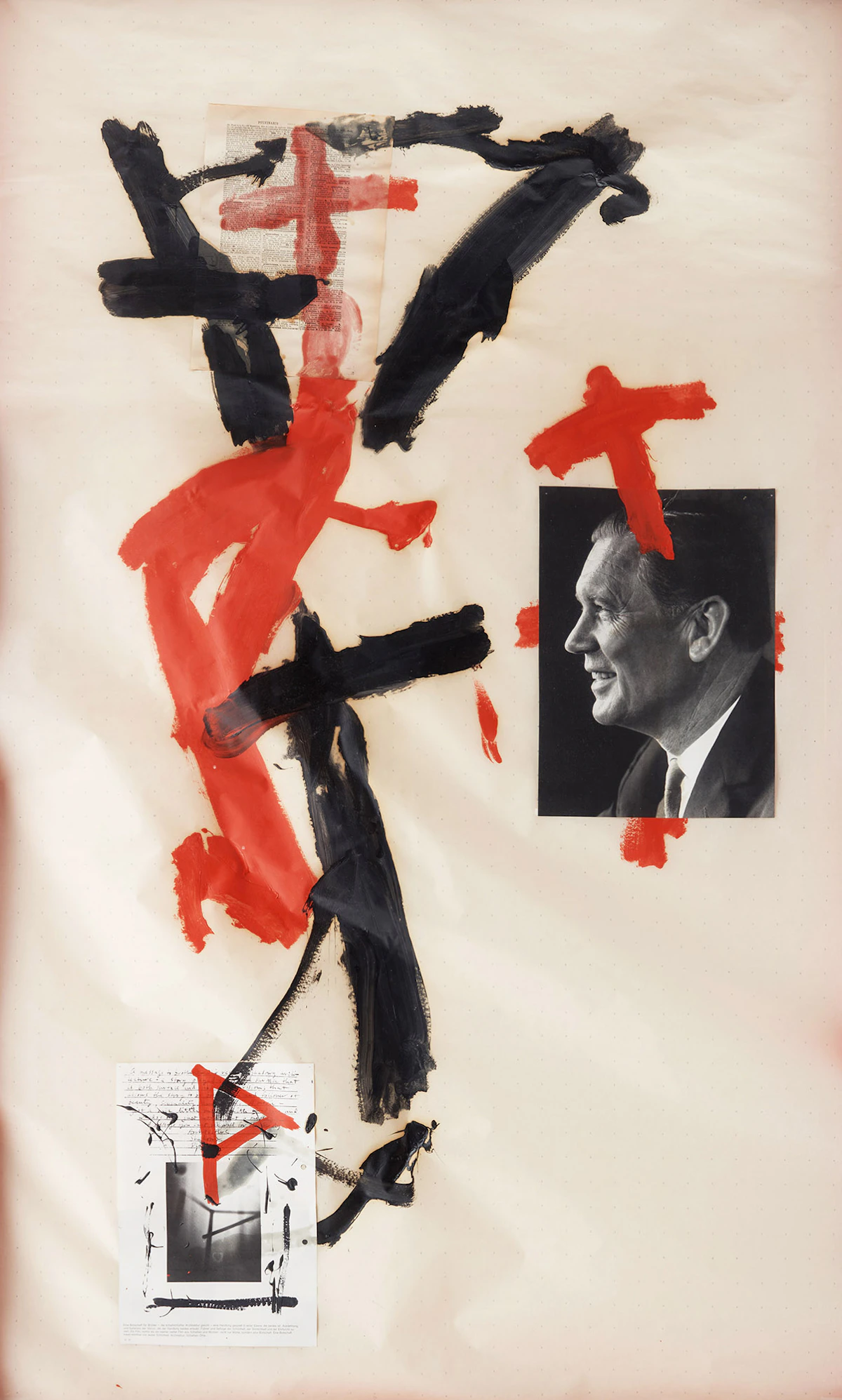 Irene F. Whittome, Mythology, mixed media on paper, 1985