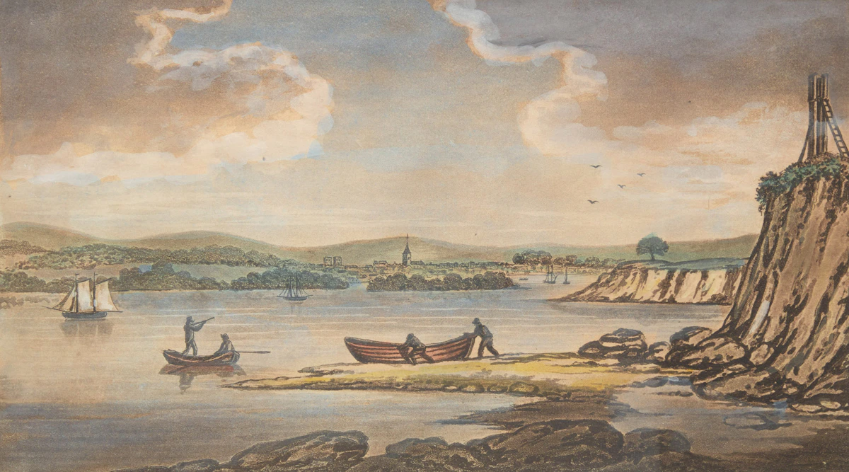 John Lambert, Set of 6 Landscape Prints, six etchings in colour