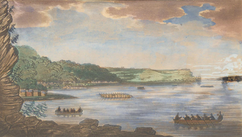 John Lambert, Set of 6 Landscape Prints, six etchings in colour - view 4