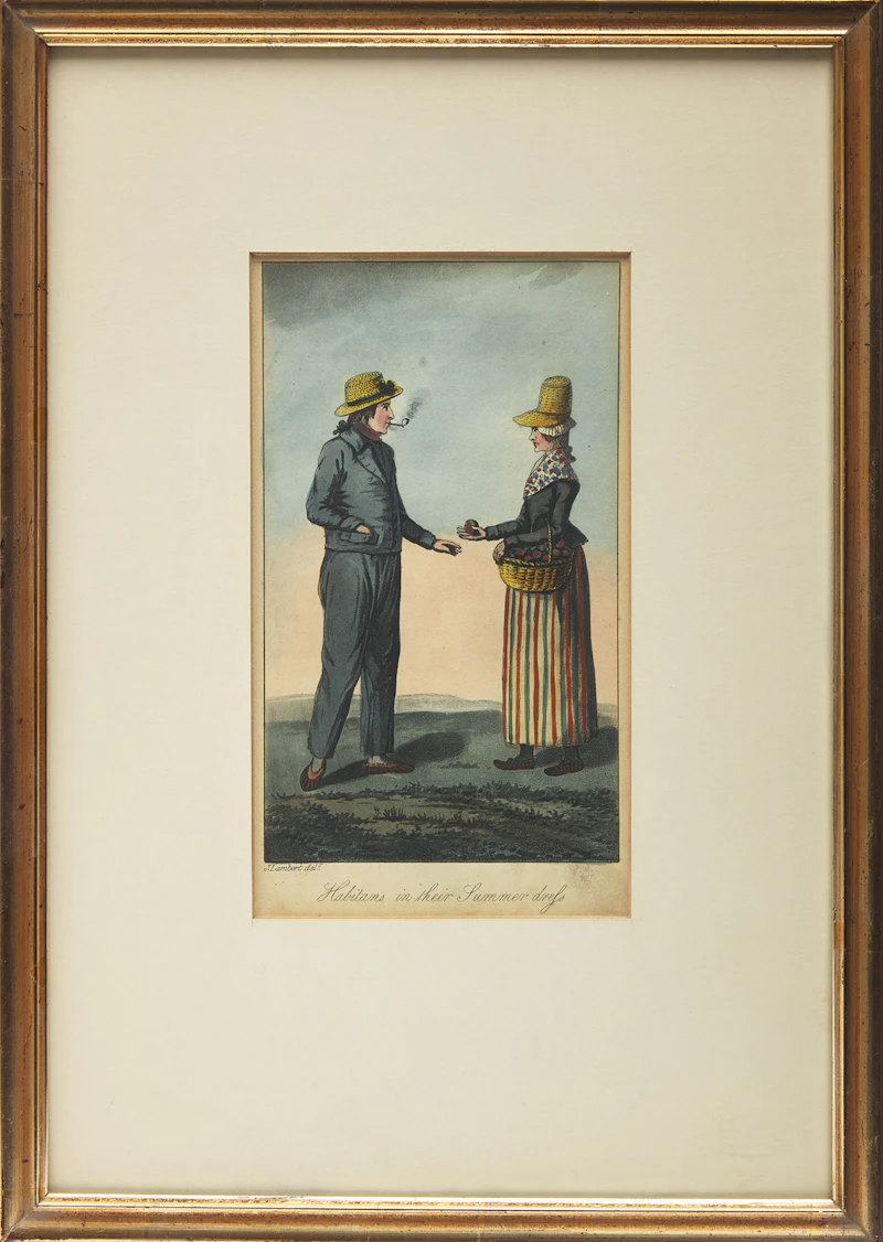 John Lambert, Set of 6 Figural Prints, six etchings in colour - view 2