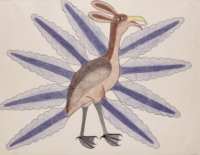 Hare - Bird Spirit by Kenojuak Ashevak