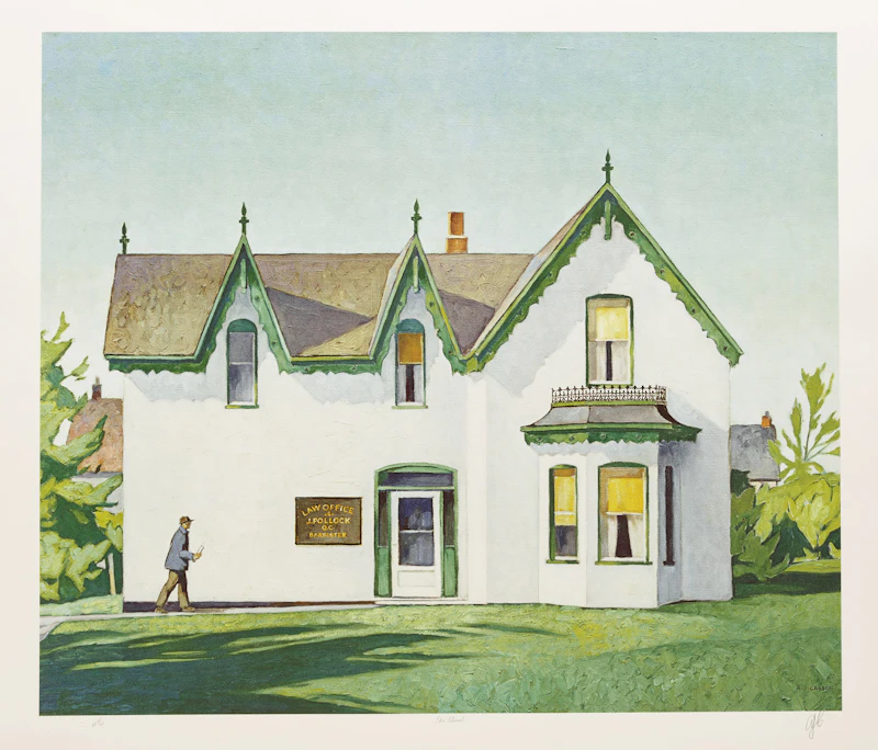 Alfred Joseph Casson, A.J. Casson: The Group of Seven Commemorative Anniversary Suite (Folio One: Oil Paintings), folio of seven photolithographic reproductions