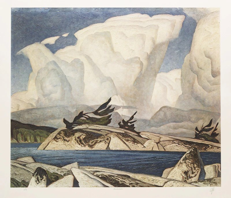 Alfred Joseph Casson, A.J. Casson: The Group of Seven Commemorative Anniversary Suite (Folio One: Oil Paintings), folio of seven photolithographic reproductions - view 5