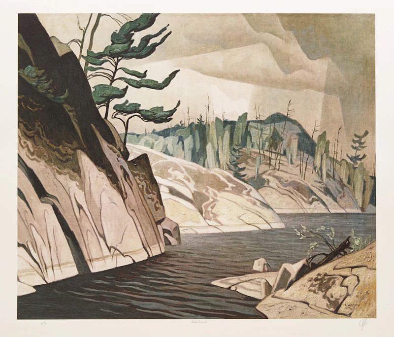 Alfred Joseph Casson, A.J. Casson: The Group of Seven Commemorative Anniversary Suite (Folio One: Oil Paintings), folio of seven photolithographic reproductions - view 6