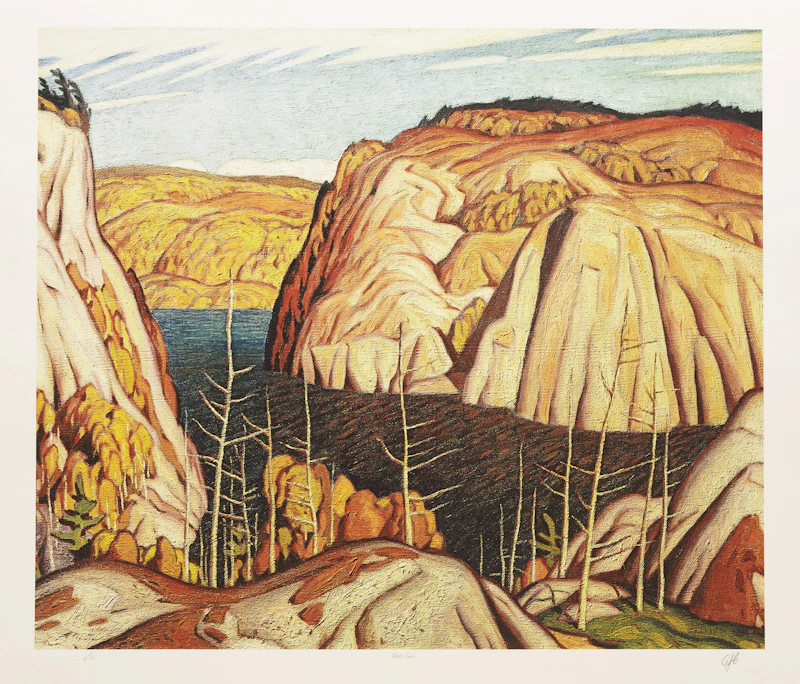Alfred Joseph Casson, A.J. Casson: The Group of Seven Commemorative Anniversary Suite (Folio One: Oil Paintings), folio of seven photolithographic reproductions - view 7