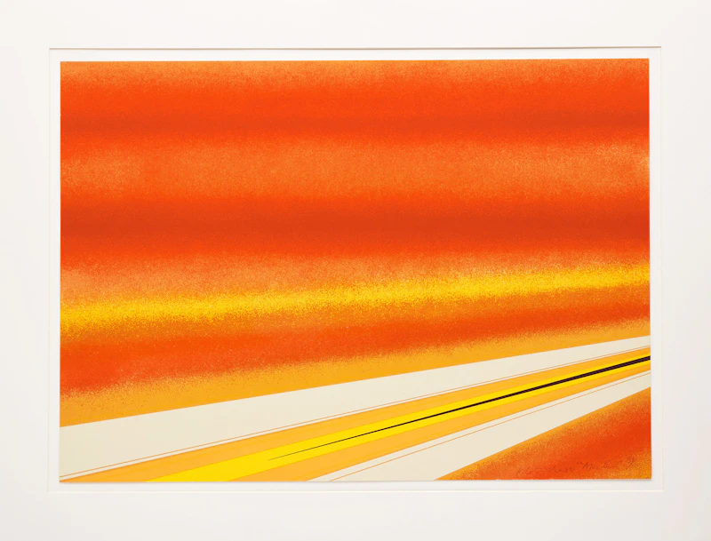 Rita Letendre, Maadim, colour serigraph, 1980 - view 2