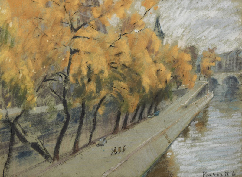 Along the Seine by Joseph Francis Plaskett