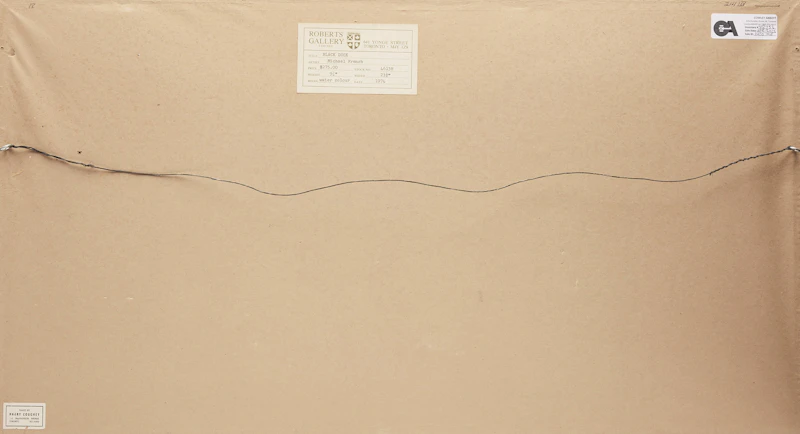 Michael French, Black Duck, watercolour, 1974 - view 3