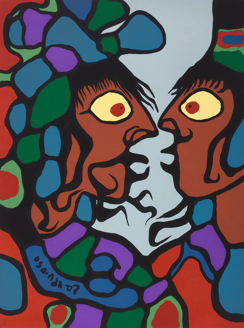 Norval Morrisseau, The Art of Norval Morrisseau, five colour serigraphs, 1979 - view 3