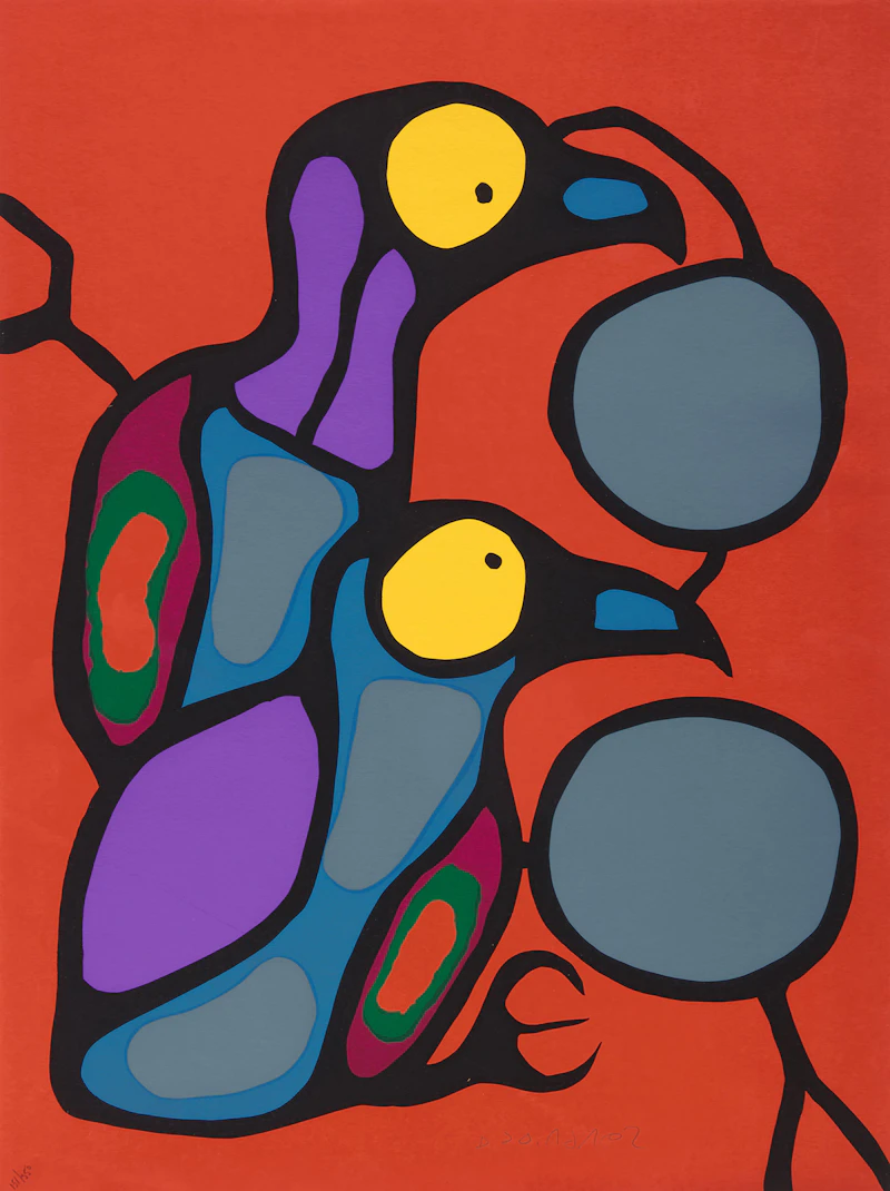 Norval Morrisseau, The Art of Norval Morrisseau, five colour serigraphs, 1979 - view 5