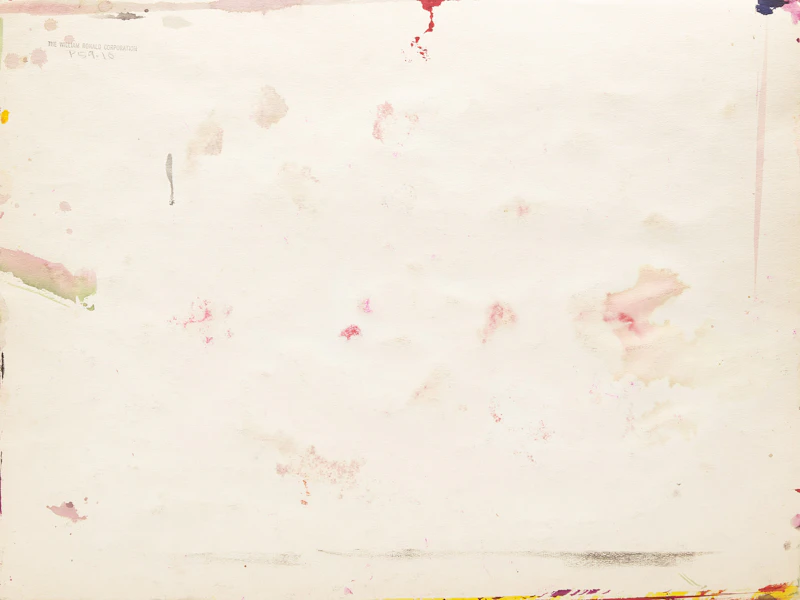 William Ronald, Untitled Abstraction, watercolour, 1959 - view 2