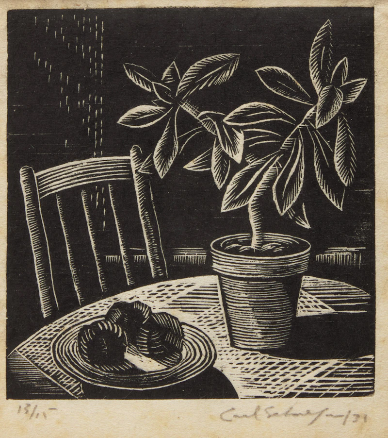 Rubber Plant by Carl Fellman Schaefer