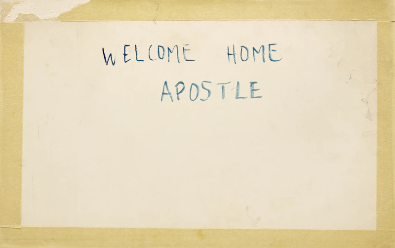 William Kurelek, Welcome Home Apostle, graphite, circa 1965 - view 2