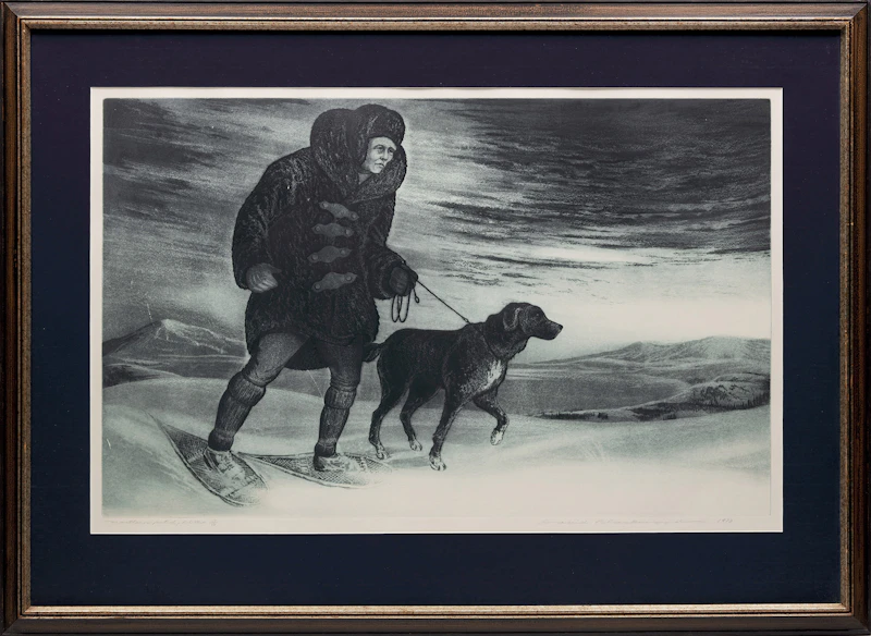 David Lloyd Blackwood, Northern Patrol, colour etching and aquatint, 1973 - view 2