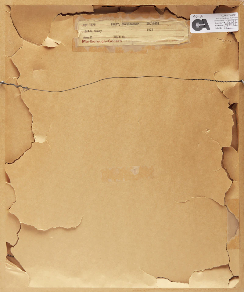 Christopher Pratt, Bride Meany, coloured pencil, 1972 - view 3