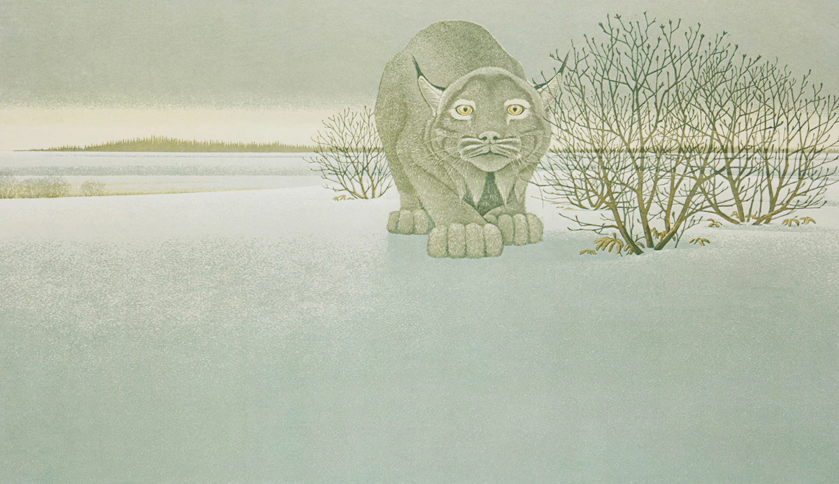Christopher Pratt, Lynx, colour photolithograph