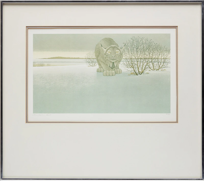 Christopher Pratt, Lynx, colour photolithograph - view 2