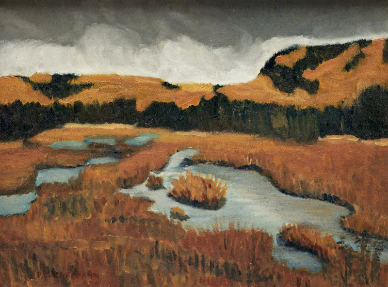 Untitled (Autumn Marsh) by Peter Clapham Sheppard