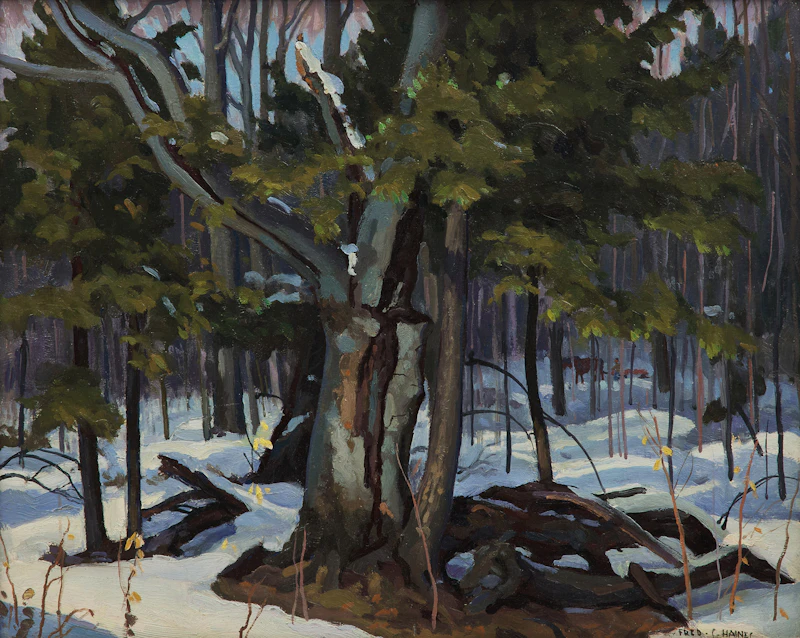 Winter, North Hatley by Frederick Stanley Haines
