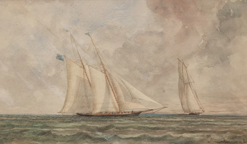Sailboats by William Armstrong