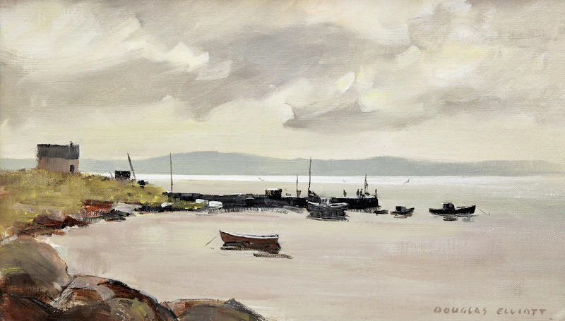 Afternoon Silhouettes, Indian Harbour, Nova Scotia by Douglas Ferguson Elliott