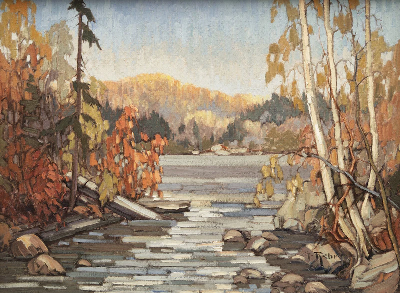 Autumn Landscape by Gaston Rebry