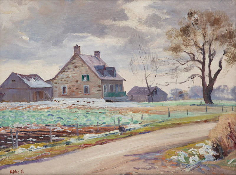 First Snow, Senneville, P.Q. by Robert Wakeham Pilot