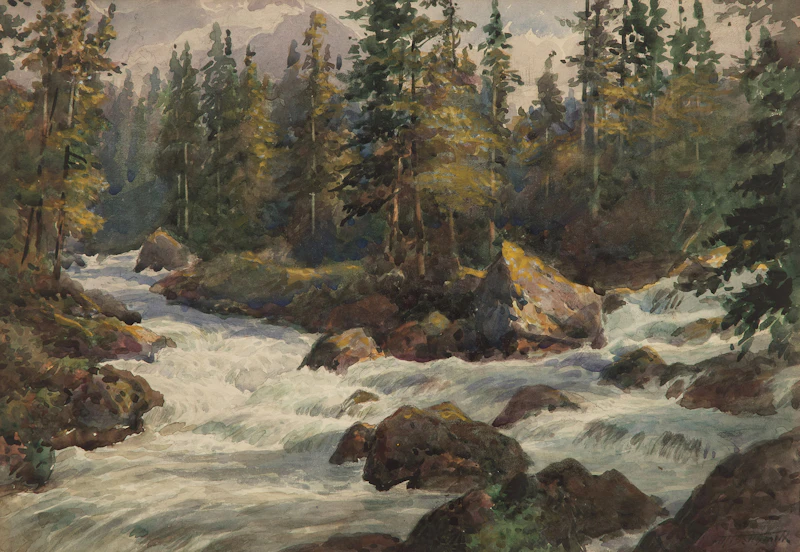 The Meeting of the Waters by Frederic Marlett Bell-Smith