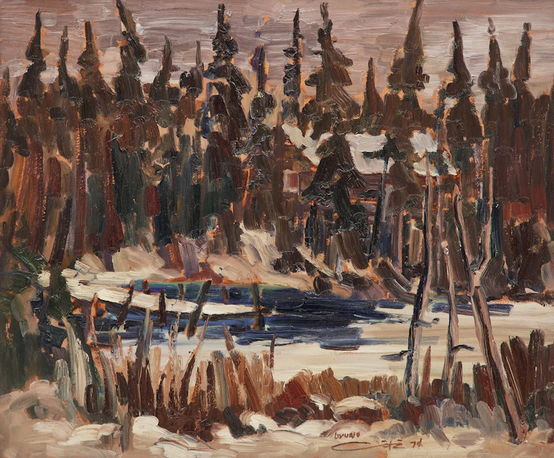 En arriere des eboulements by Bruno Côté