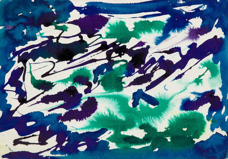 Untitled Abstraction, 1971 by William Ronald