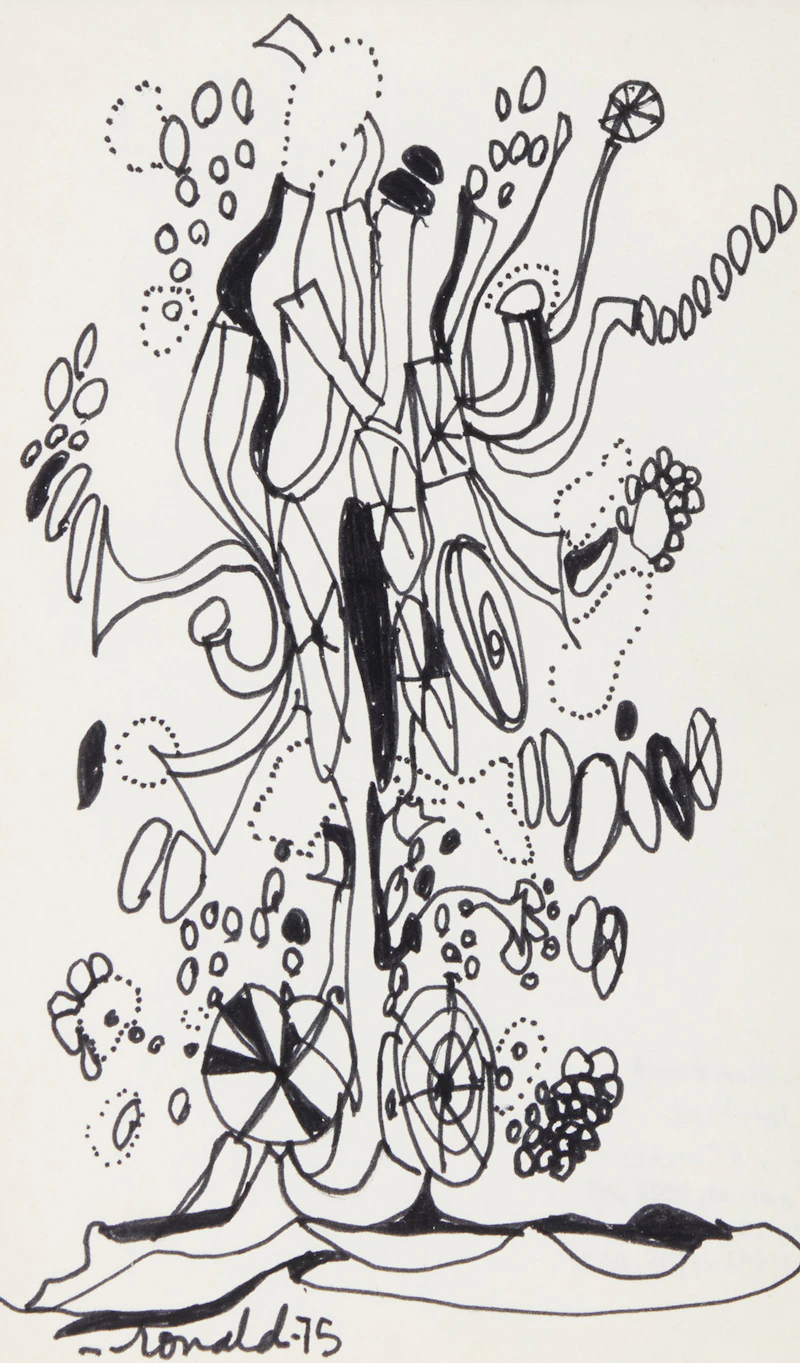 Untitled Drawing (1975-0003) by William Ronald