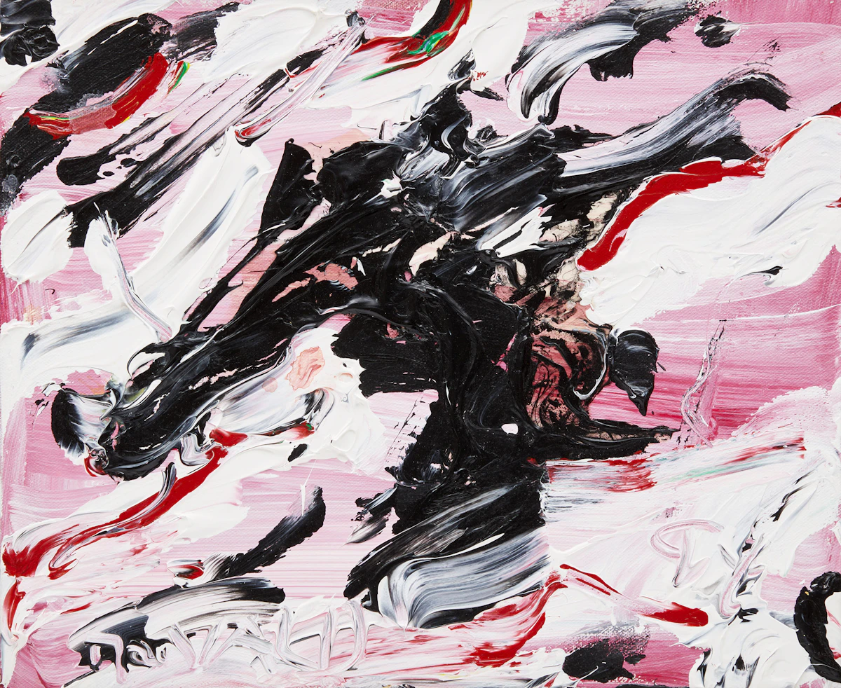 William Ronald, La vie en rose, 1997, acrylic on canvas