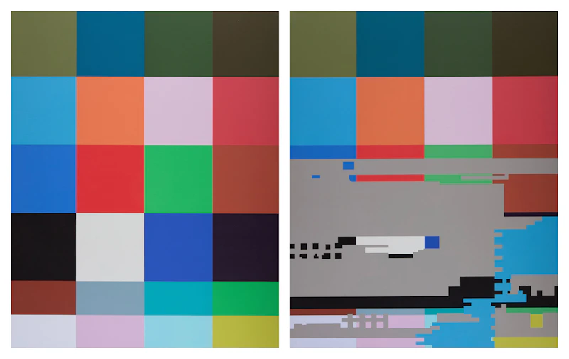 Pixelated Corruption Block by Jennifer Marman and Daniel Borins