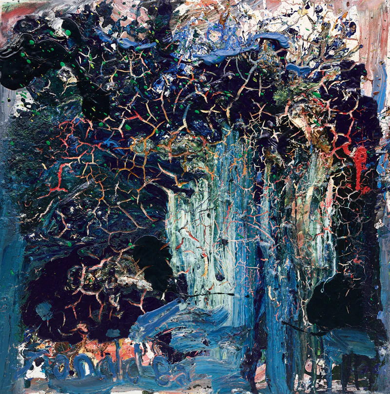 William Ronald, Colorado Canyon, oil and acrylic on cotton