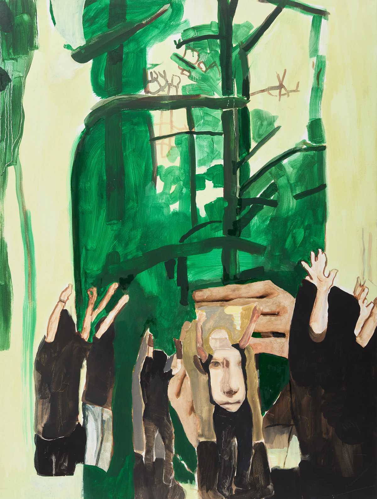 Margaux Williamson, Culture Like, oil on canvas
