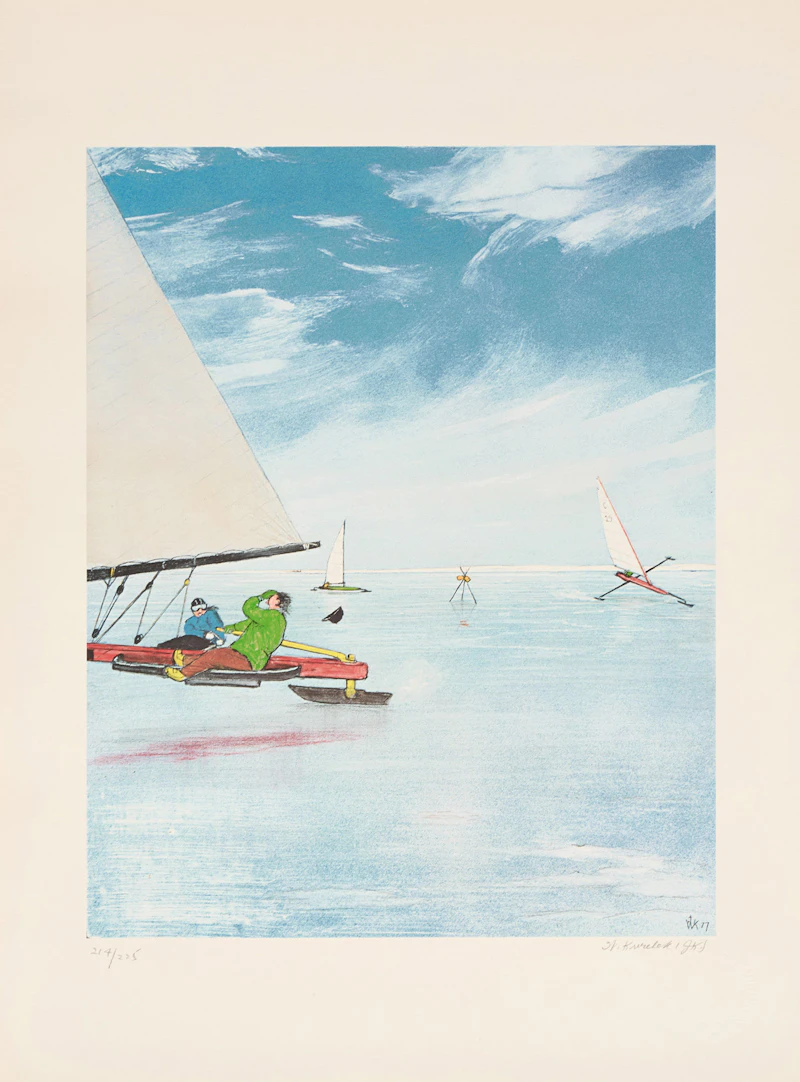William Kurelek, Sports Portfolio, 1977, set of eleven photolithographs