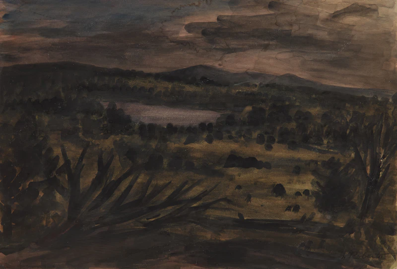 Lake Orford, 1945 by William Goodridge Roberts