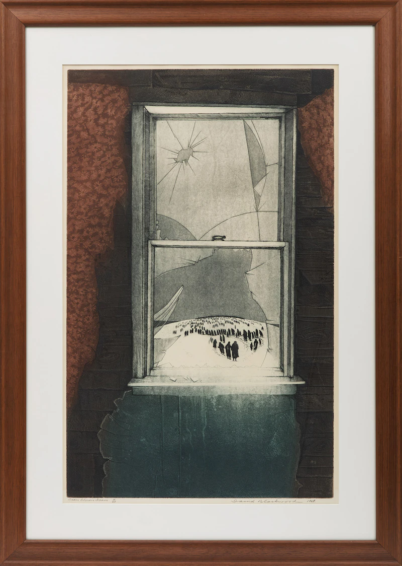 David Lloyd Blackwood, Gram Glover Dreams, colour etching and aquatint, 1969 - view 2