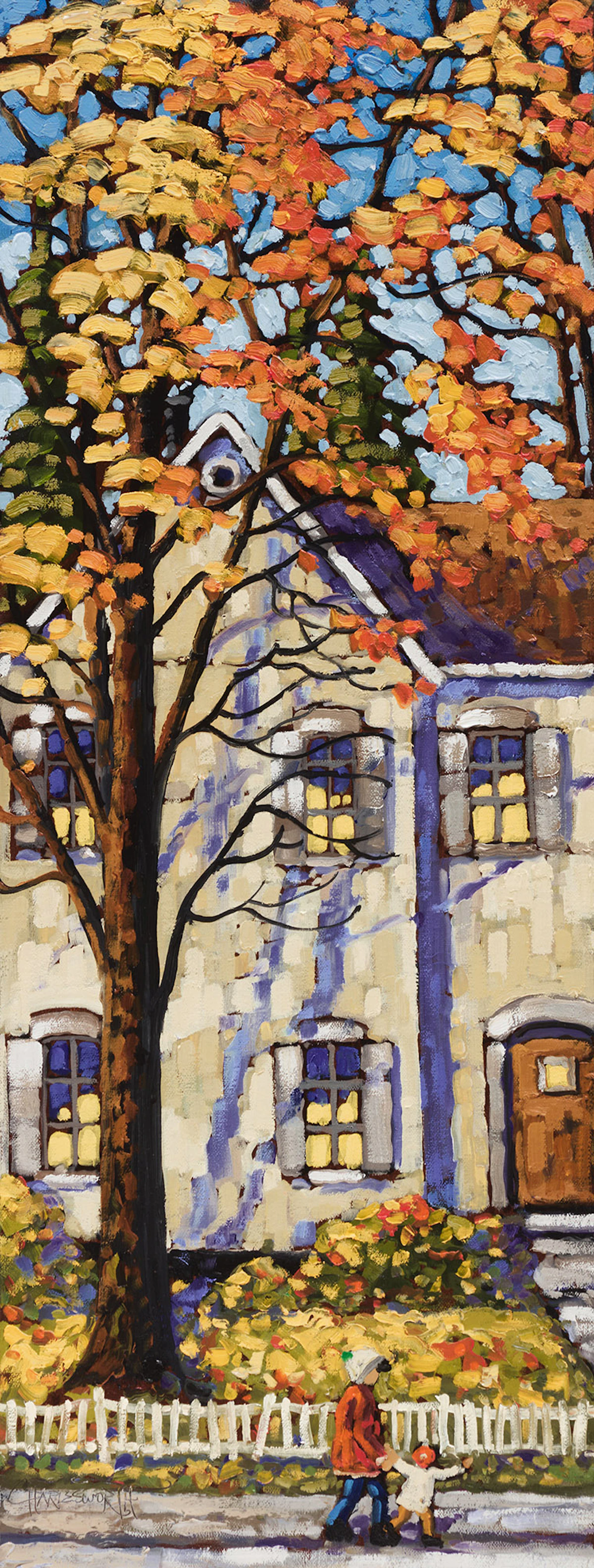 Rod Charlesworth, Autumn Shadows, Halifax, oil on canvas