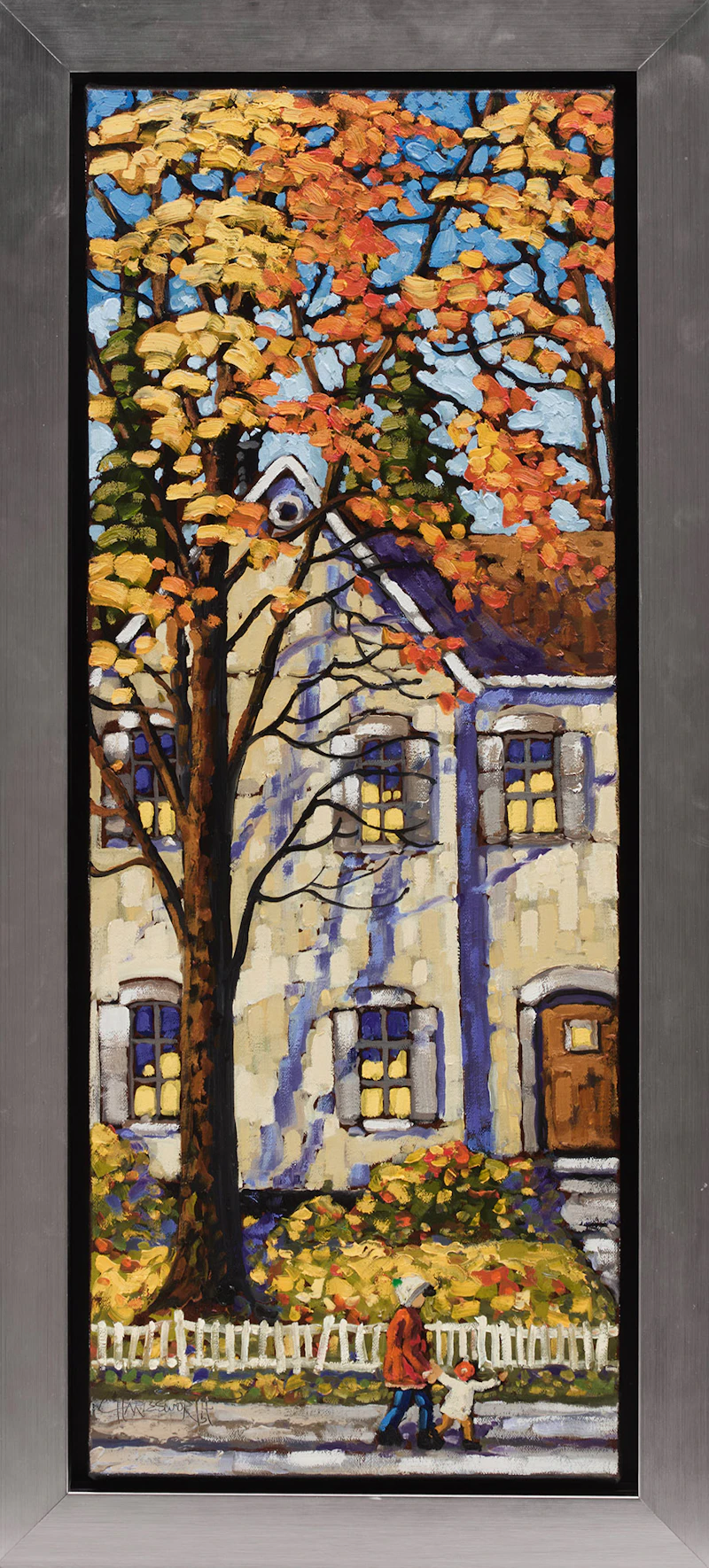 Rod Charlesworth, Autumn Shadows, Halifax, oil on canvas - view 2