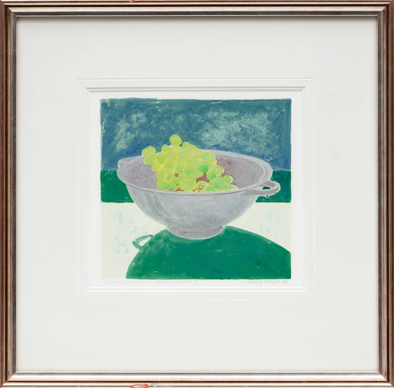 Mary Pratt, Green Grapes, colour monotype print, 1995 - view 2