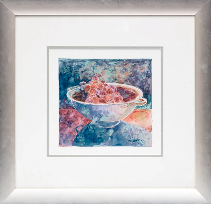 Mary Pratt, Purple Grapes, 2009, mixed media monotype print - view 2