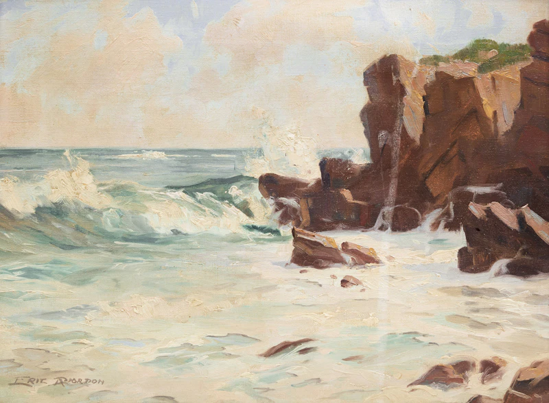 Breakers, Cape Breton by Eric Riordon