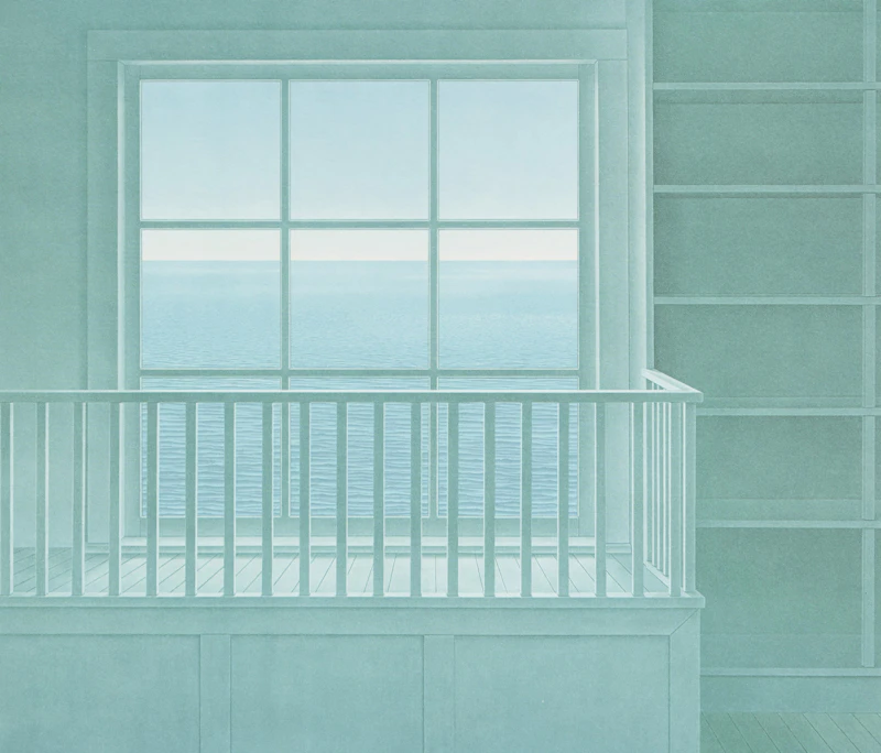 Shop on an Island by Christopher Pratt