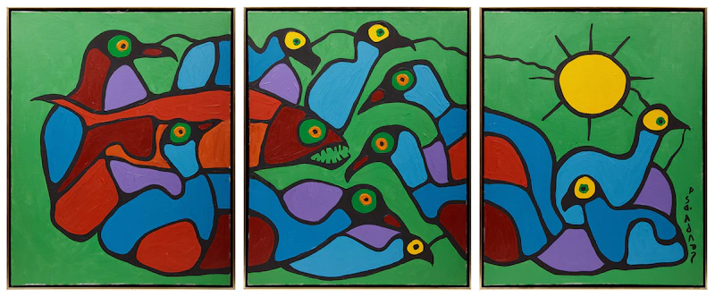 Feast of the Loons by Norval Morrisseau