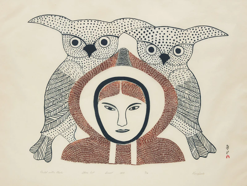 Child with Owls by Kenojuak Ashevak
